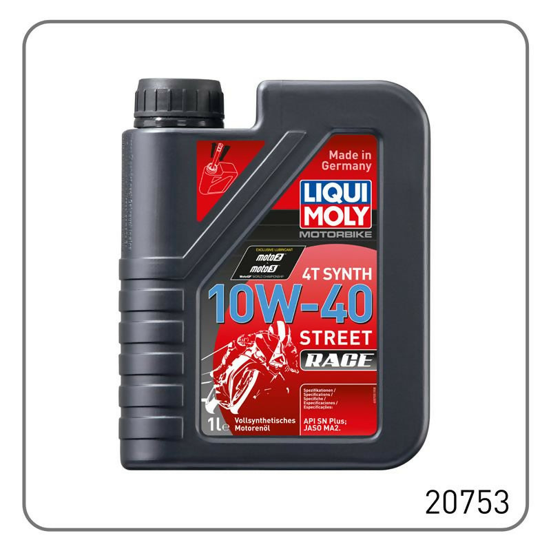 MOTORBIKE 4T SYNTH 10W-40 STREET RACE 1L