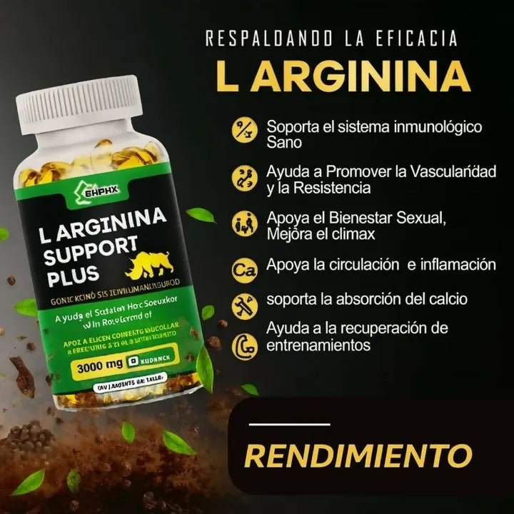 L-ARGININA / 3000 mg de potencia por porción