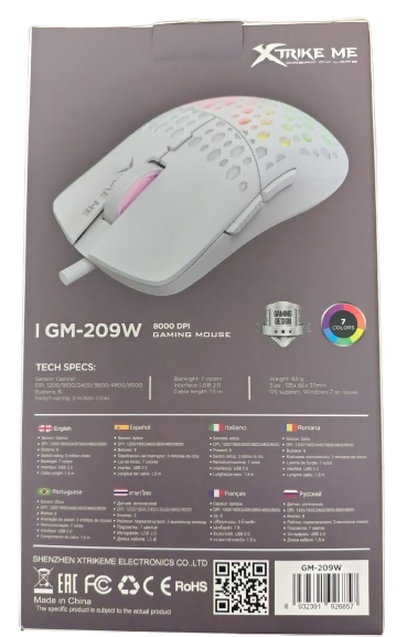 Mouse Gamer con Luz LED