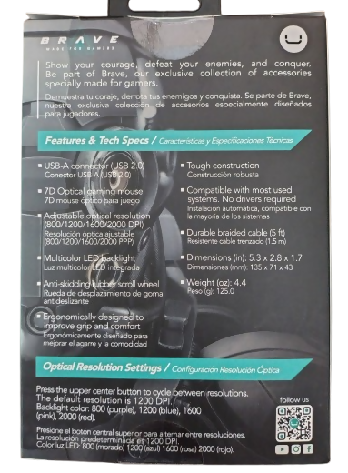 Mouse Optico USB