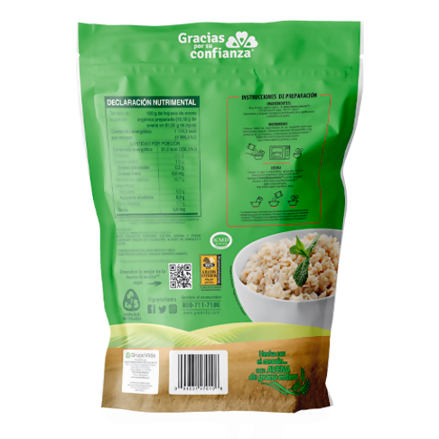 HOJUELAS DE AVENA - Avena Orgánica bolsa de 350g (GRANVITA)