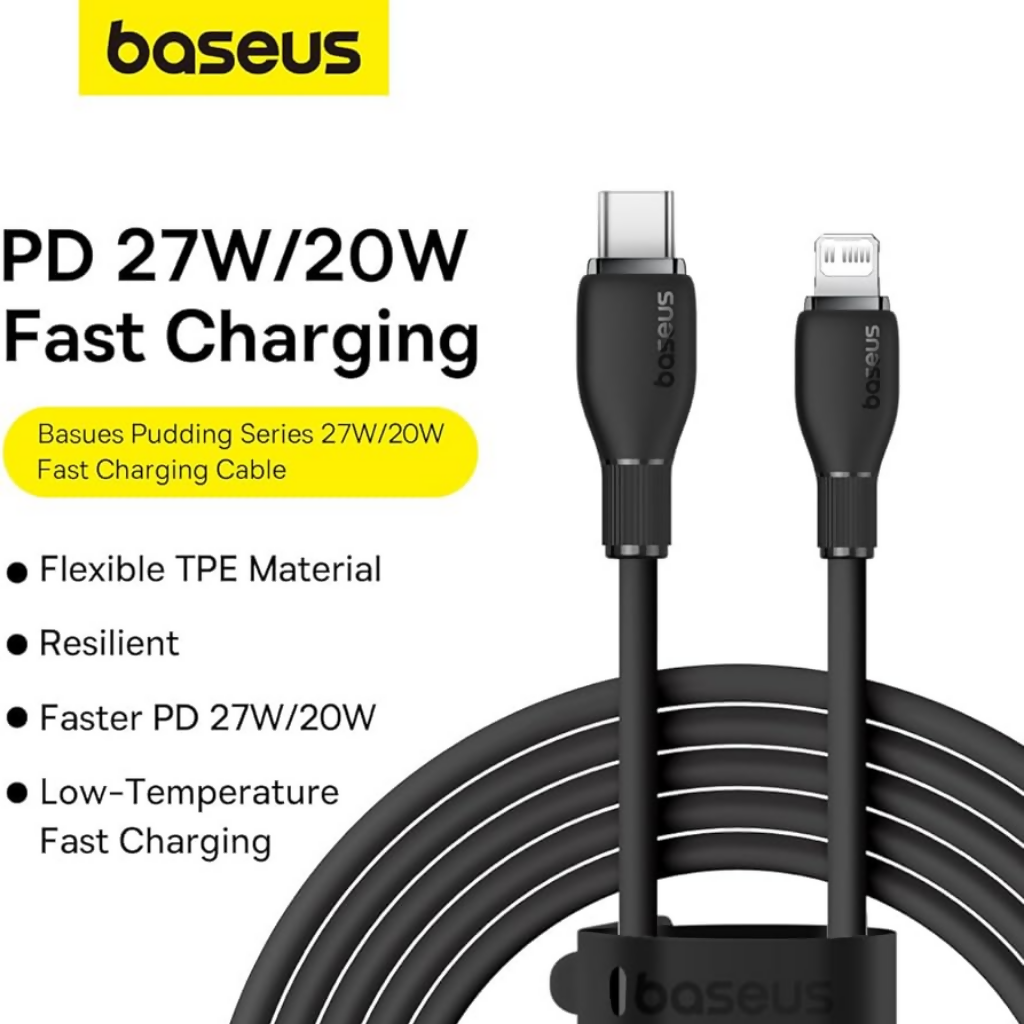 Baseus Pudding Series Fast Charging Cable Type-C to iP 20W 1.2m Cluster