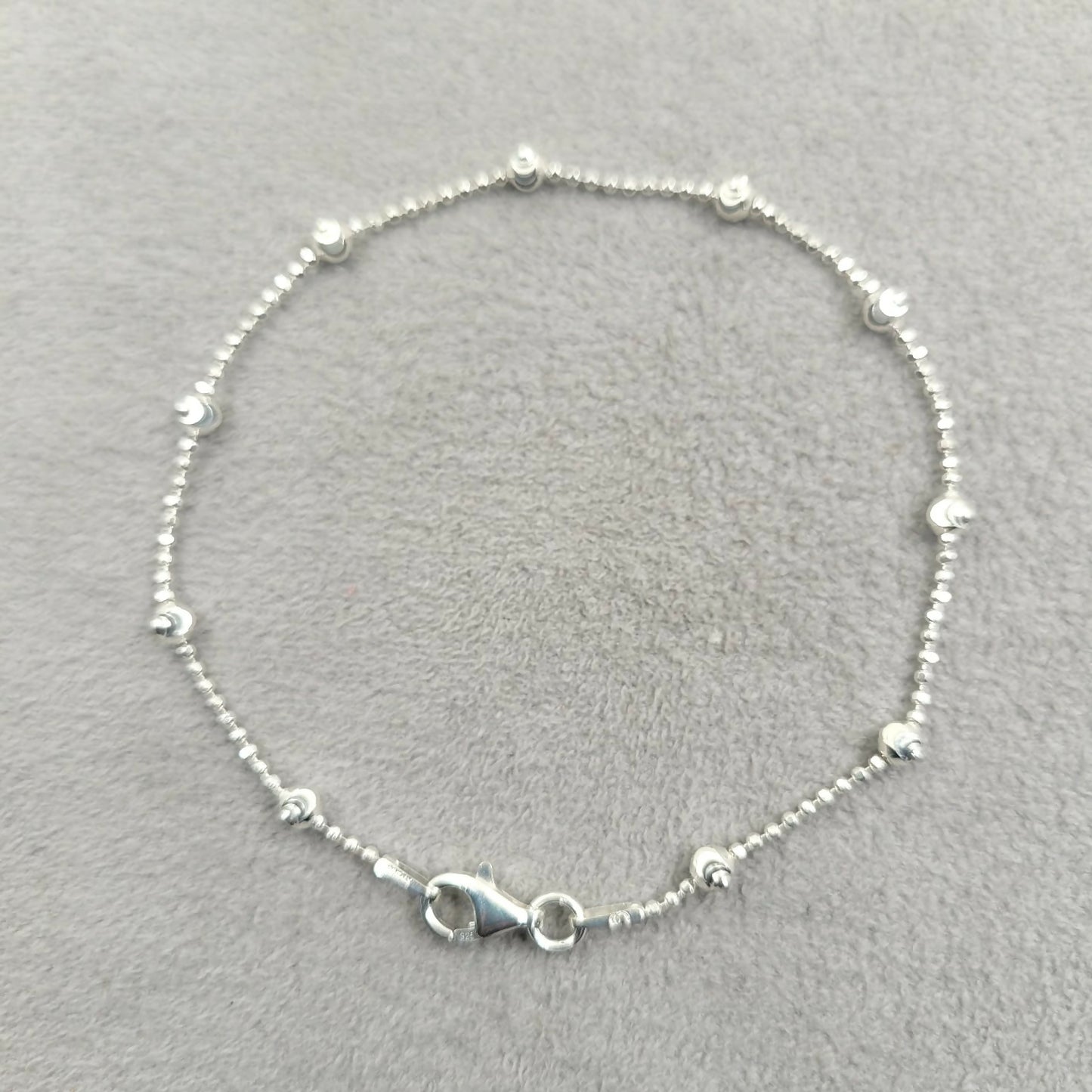 Pulsera bolitas plata 925