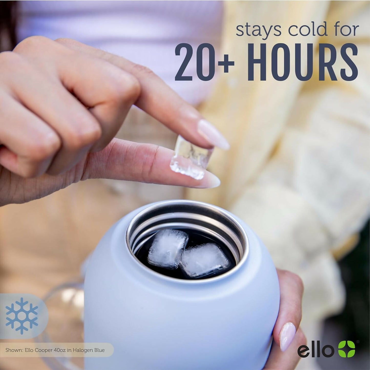 Botella de agua de acero inoxidable con aislamiento al vacío