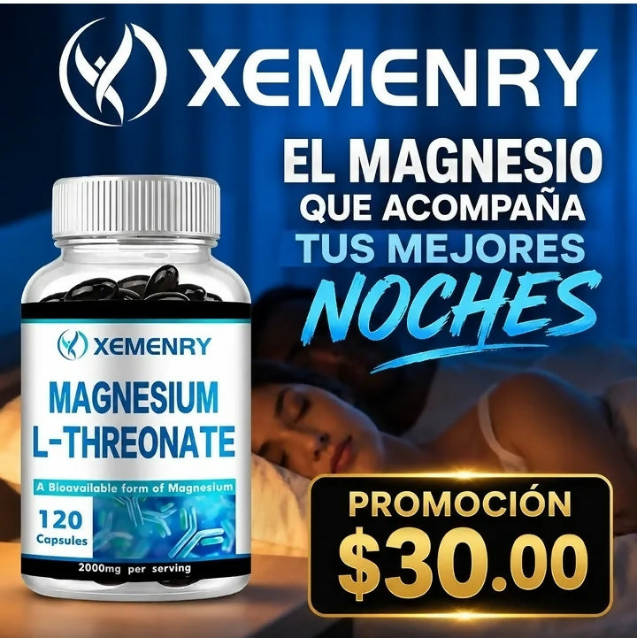 Magnesium L-Threonato 120 cápsulas
