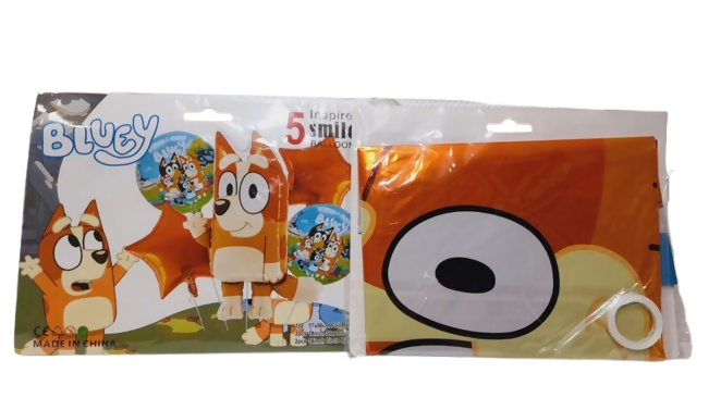SET DE GLOBOS BLUEY