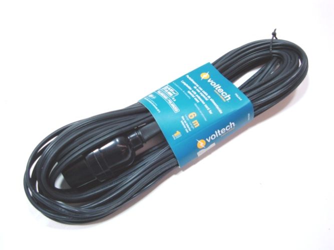 EXTENSION 6MTS NEGRA C/SOCKET SPT 16-2