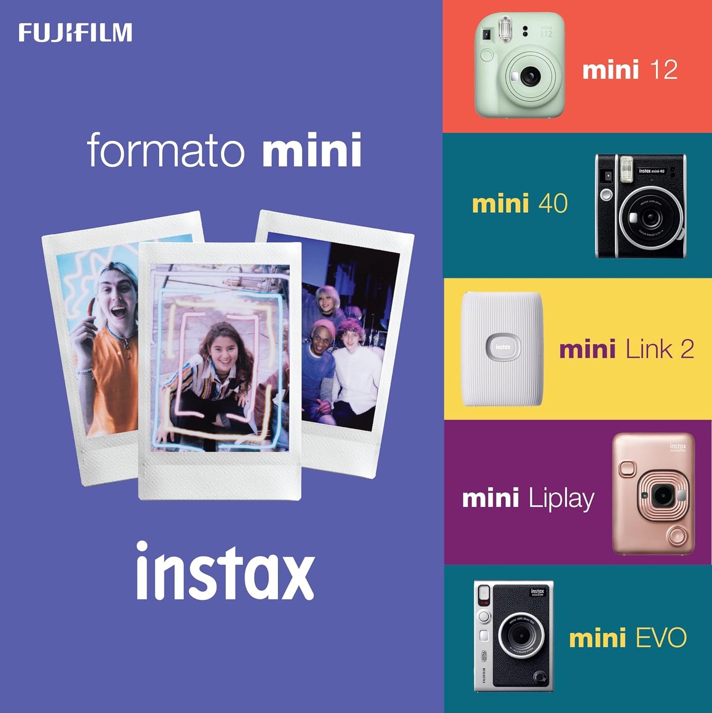 Fujifilm Instant Color Film (paquete de 20 fotos)