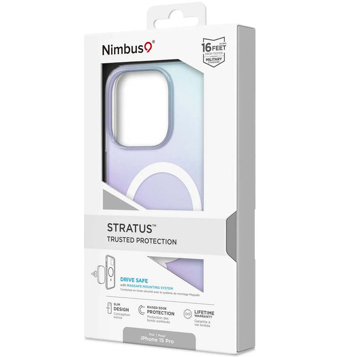 Nimbus9 Stratus Magsafe MS Iphones 15 Pro Frost