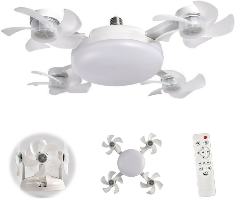 Ventilador LED tipo dron 60 W E27