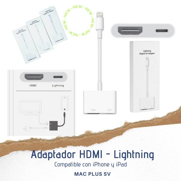 Adaptador HDMI a Lightning