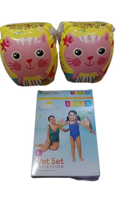 FLOTADORES DE BRAZOS DE GATITOS FELICES