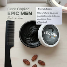 Cera Moldeadora Cubre Canas All Black - EPIC MEN 100 grs