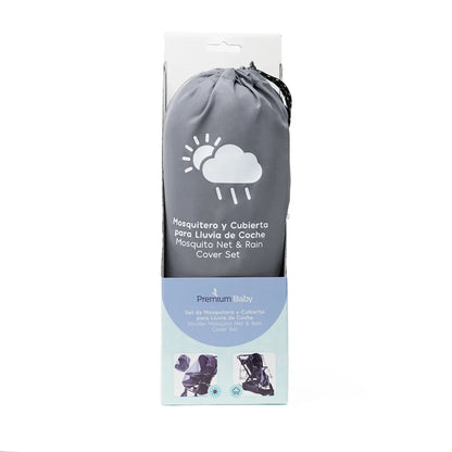Set de Mosquitero y Cubierta para Lluvia de Coche Premium Baby