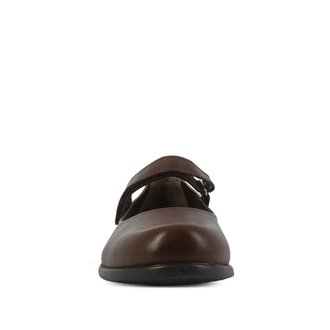 Balerinas Nicolette velcro cafe para Mujer