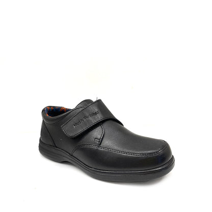 Zapatos escolares Luka velcro negro para Niños