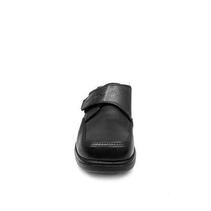 Zapatos escolares Luka velcro negro para Niños