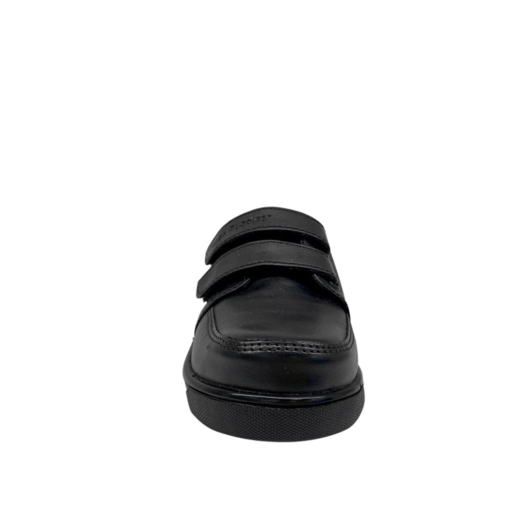 Zapatos escolares Edo velcro negro para Niños
