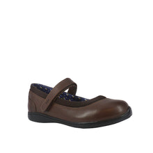 Zapatos Escolares Ileana cafe para Niñas