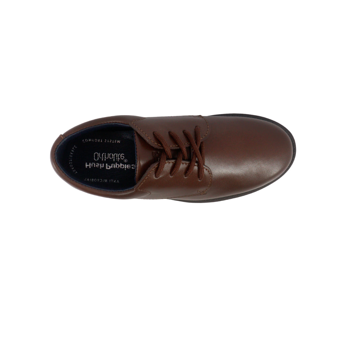 Zapatos escolares Canguru Oxford 2.0 café para niño