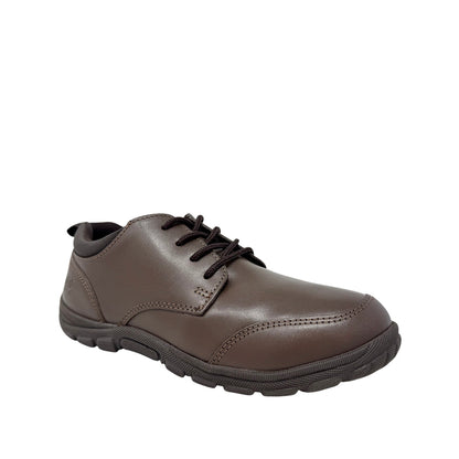 Zapatos escolares Axton para niño color café