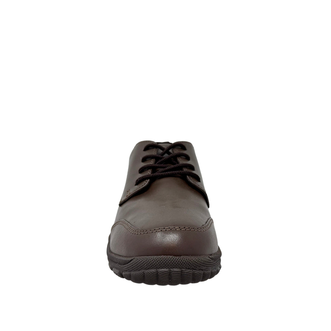 Zapatos escolares Axton para niño color café
