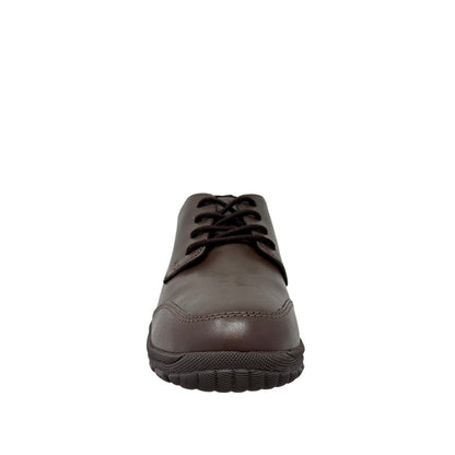 Zapatos escolares Axton para niño color café