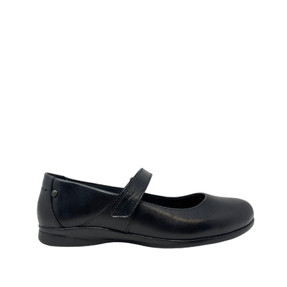Ballerinas escolares Nicolette para mujer color negro