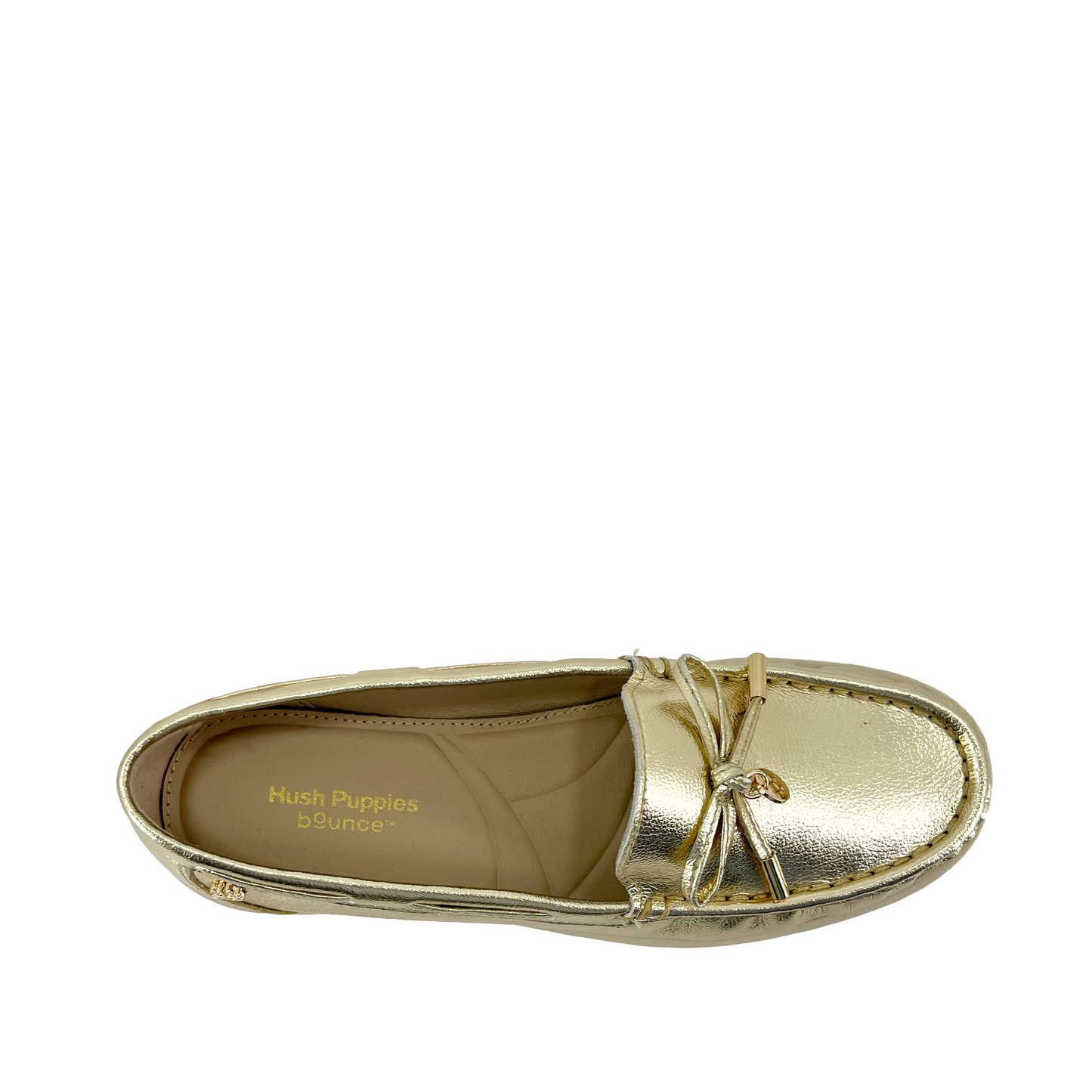 Mocasines Raque para mujer color dorado