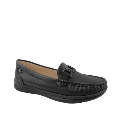 Mocasines Josephine para mujer color negro