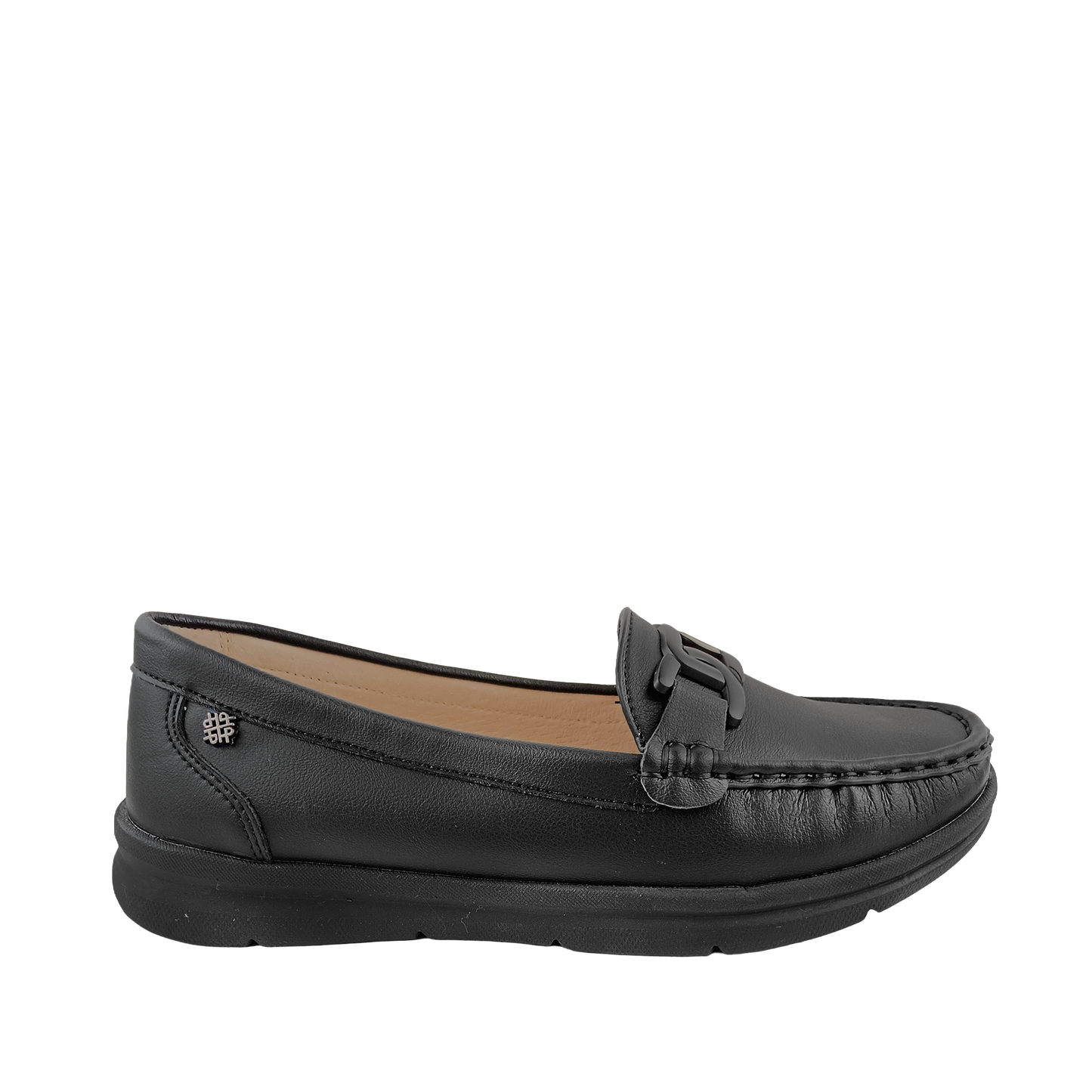 Mocasines Josephine para mujer color negro