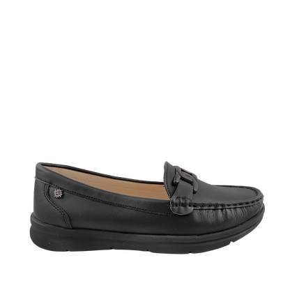 Mocasines Josephine para mujer color negro