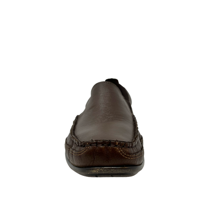 Casuales slip on Arietti para hombre color café