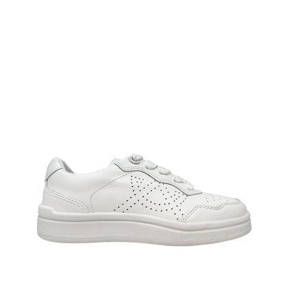 Tennis escolares Juno para niño color blanco