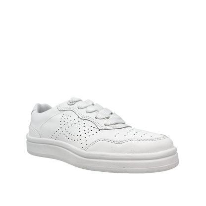 Tennis escolares Juno para niño color blanco