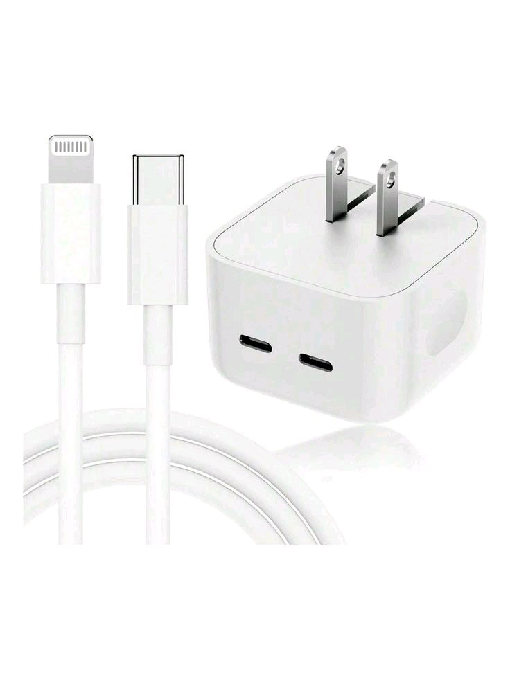 Cargador Apple 35W Certificado cable+cubo