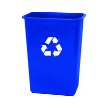 BASURERO PLASTICO 10gal RECYCLING AZUL