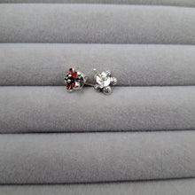 Aretes flor Ocher plata 925 aret04
