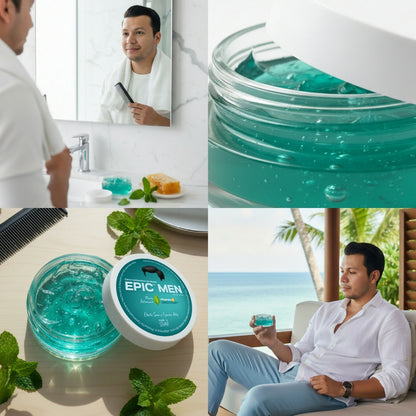 Cera Capilar Menta Refrescante - EPIC MEN 100 grs