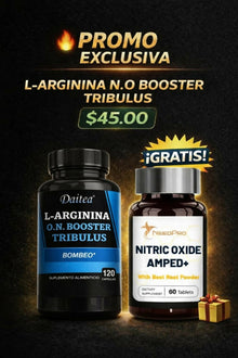 L-Arginina N.O Booster Tribulus + Nitric Oxide