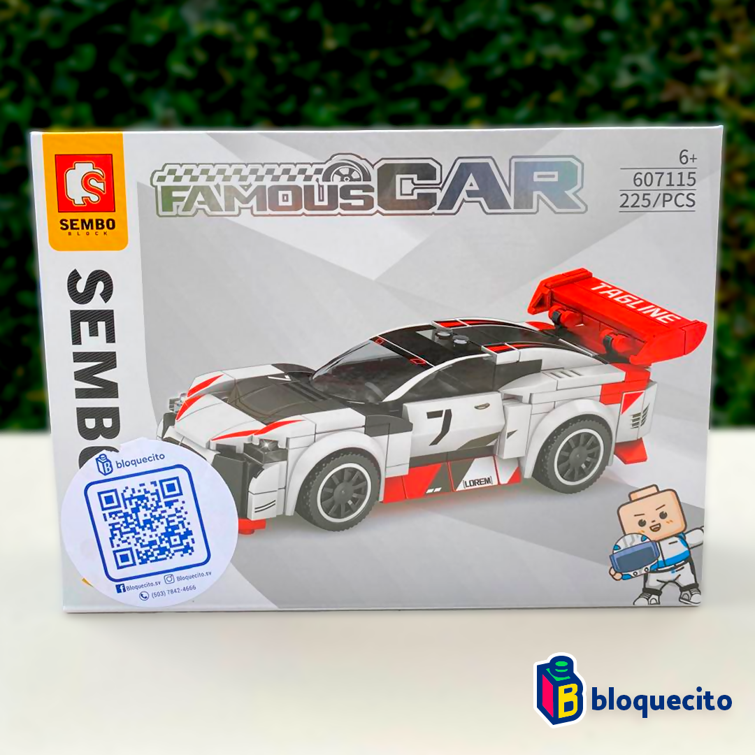 SEMBO | FAMOUS car Blanco