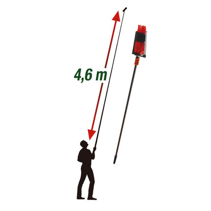 Escoba Telescópica con mango extensible