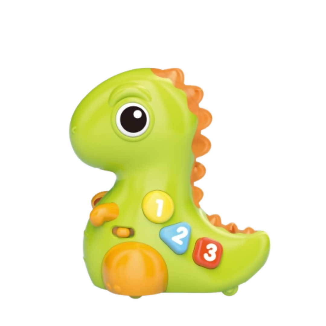 Dino interactivo musical y de aprendizaje