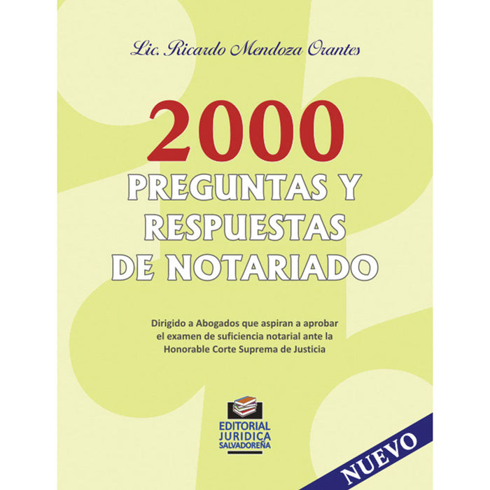 2000 Preguntas y Respuestas de Notariado