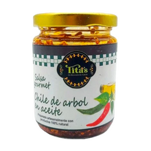 Chile de árbol en aceite