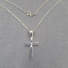 CADENA MAS DIJE CRUZ JESUS PLATA925
