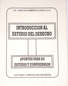 Introducción Al Estudio Del Derecho