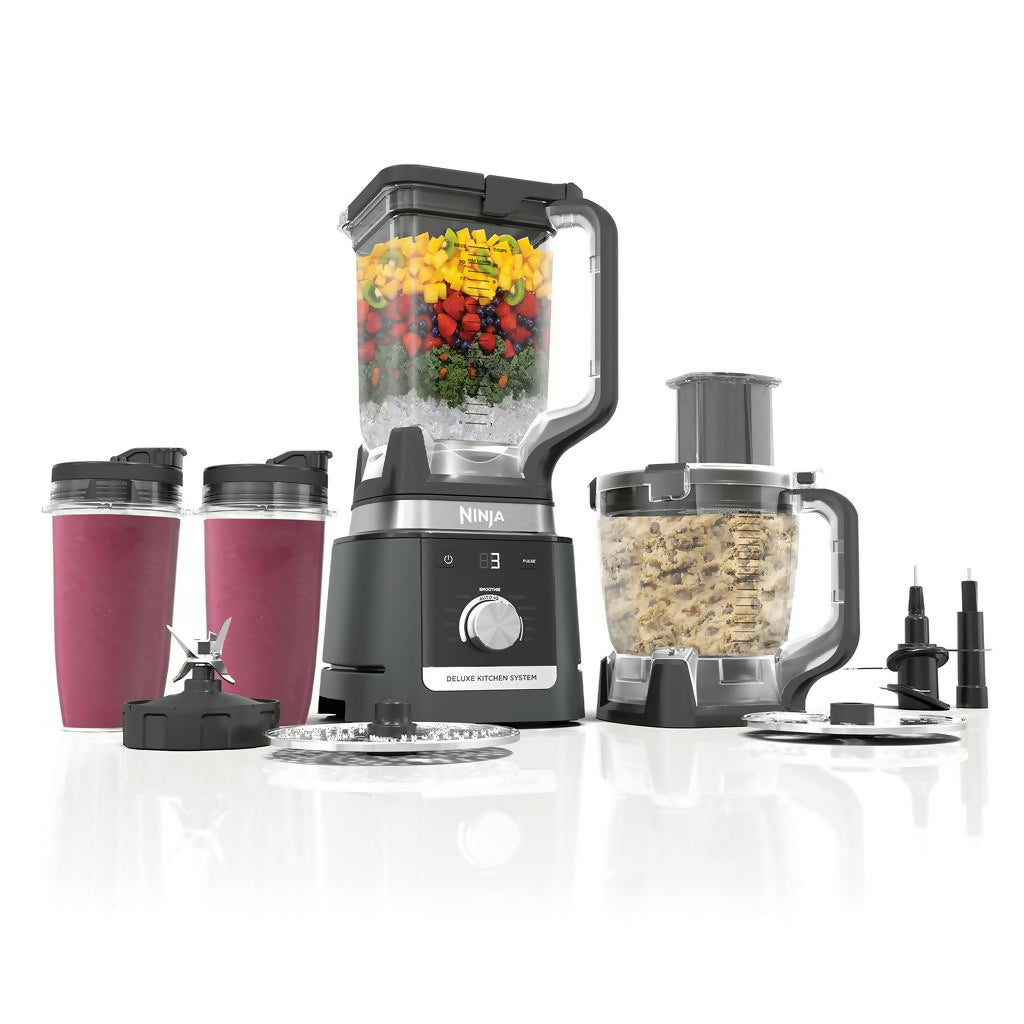 Ninja Deluxe Kitchen System Licuadora Inteligente Multifuncional con Procesador Auto-IQ 1 200 W