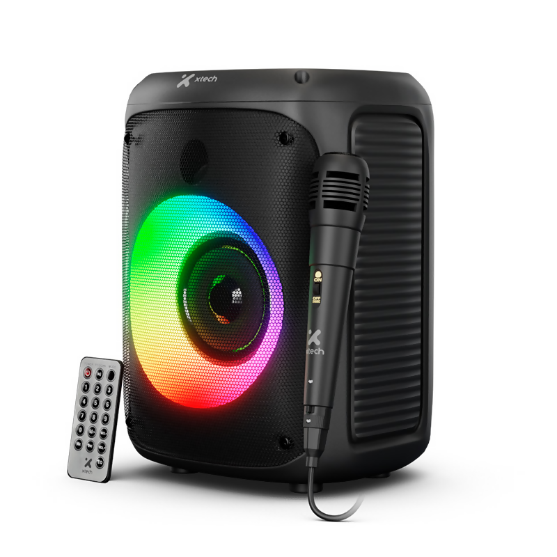 SonicBloom Portable Wlss Speaker w lights and mic XTS-
