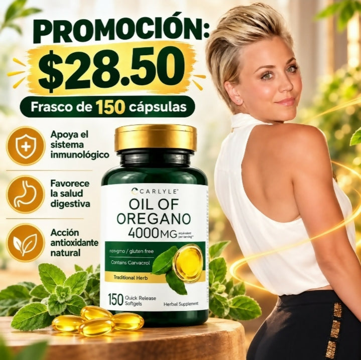 Oil of Oregano 4000 mg / Aceite de Orégano de 4000MG
